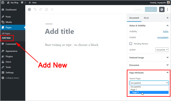 Or create a new page and hide it under Parent Page layers.