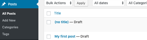 WordPress makes it easy to add and edit posts