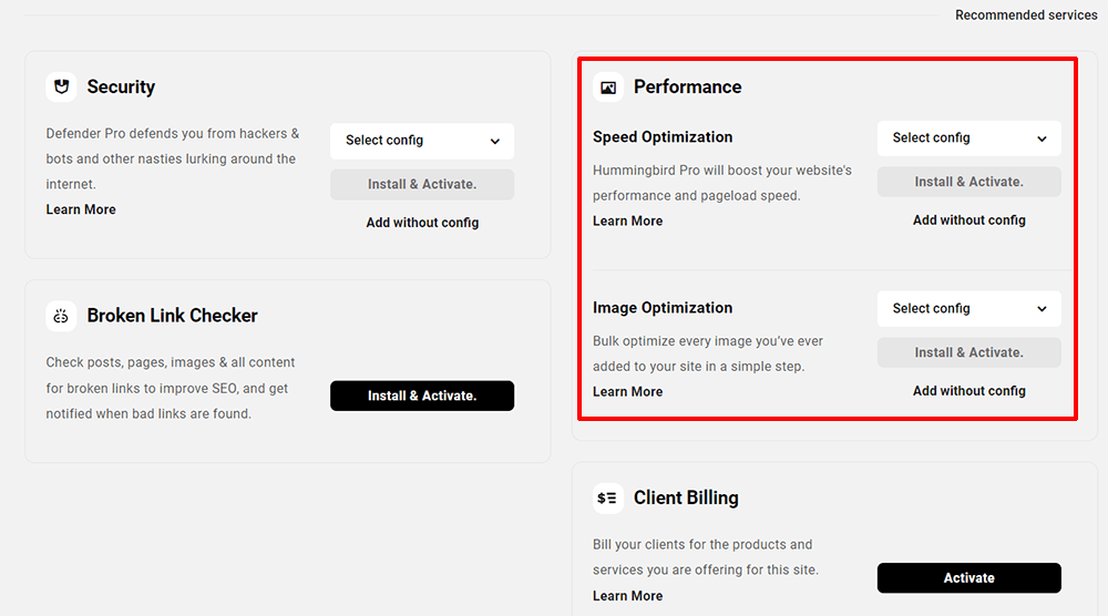 The Hub - Performance Modules