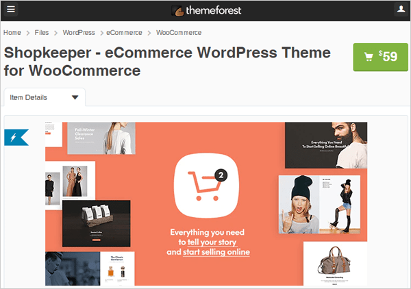 Shopkeeper - eCommerce Theme for WordPress.