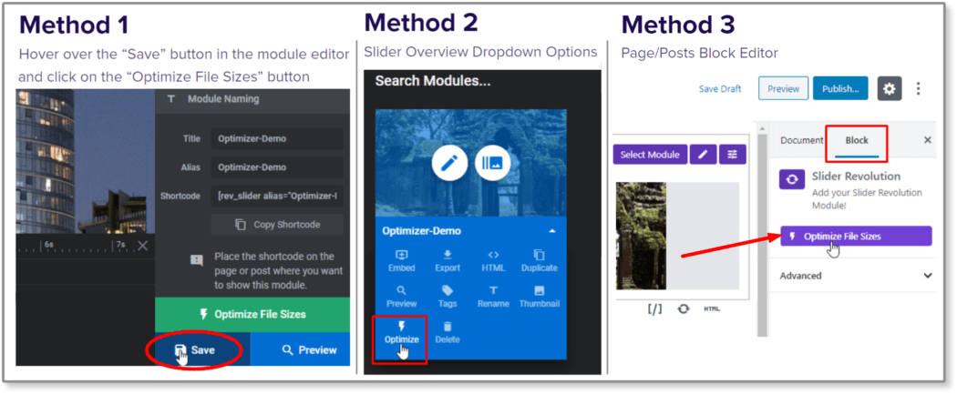 SR File Optimizer Collage