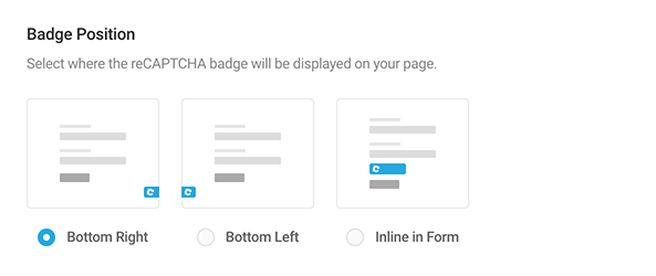 Image of badge position options.