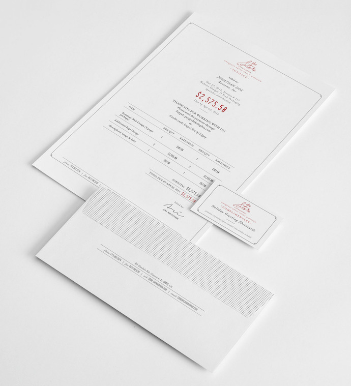 front-and-center-invoice