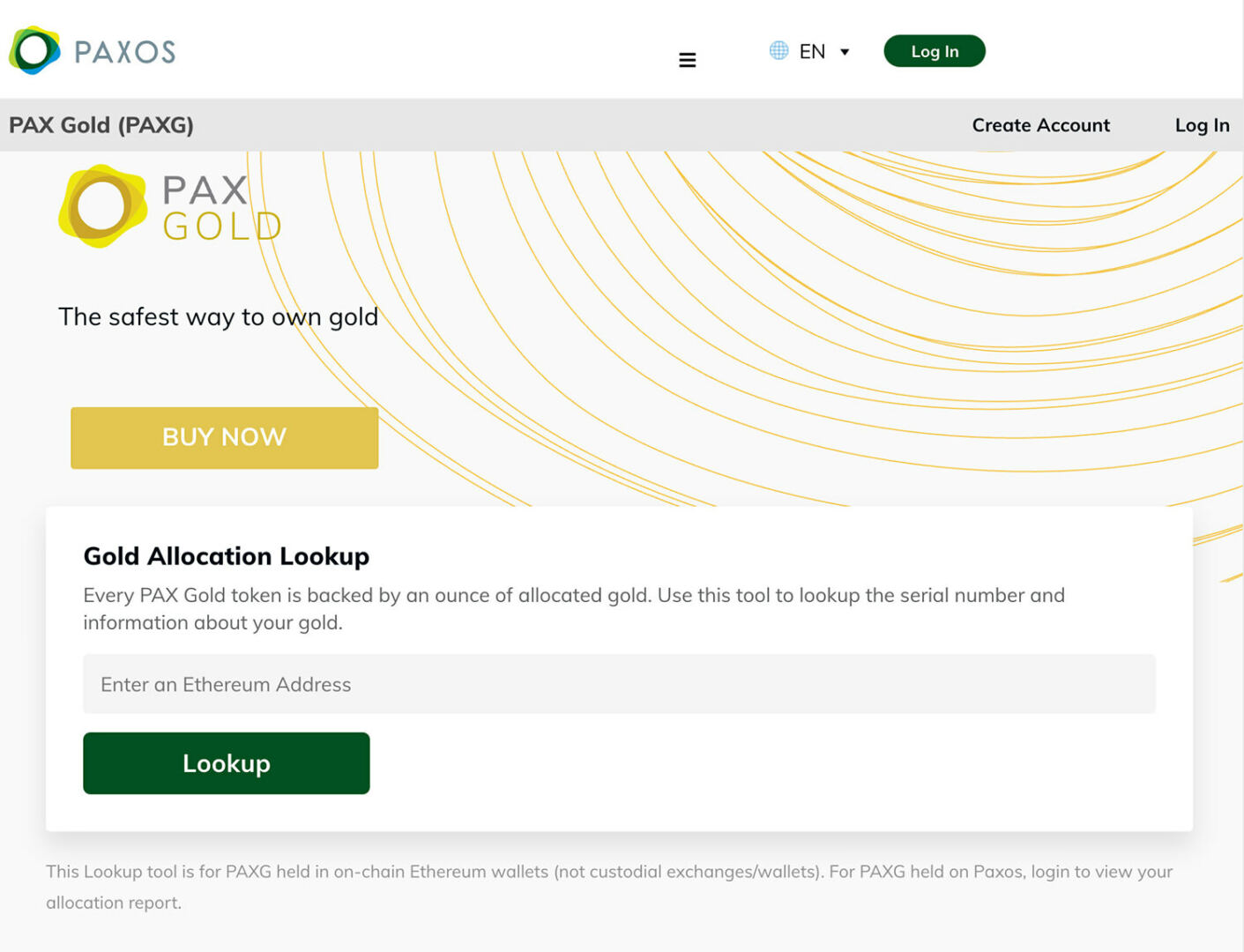 pax gold
