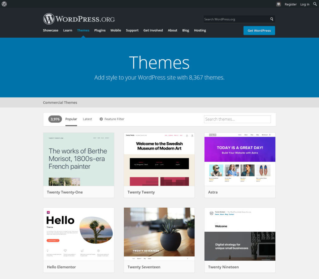 wordpress pros and cons theme directory