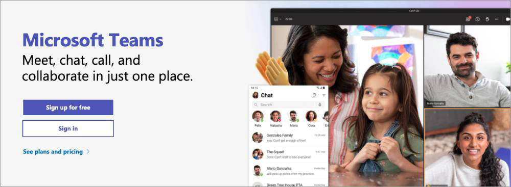 Online meeting and conferencing tools Microsoft Teams