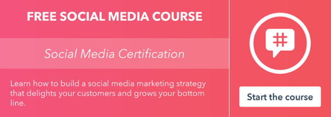 Get certified in social media by HubSpot Academy!