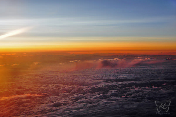 above the clouds