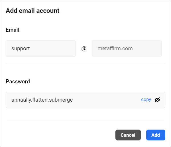 Add an email account