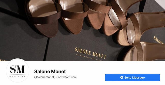 Facebook Page cover from Salone Monet's FB Page