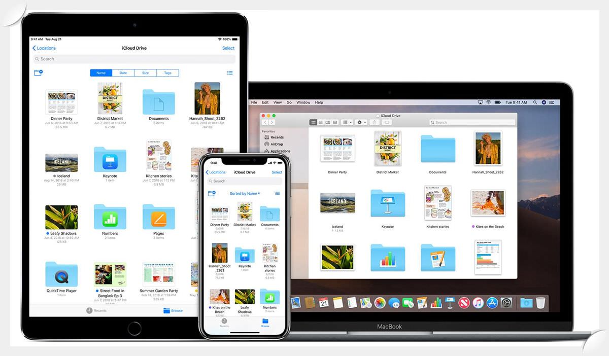 iCloud Drive is a cloud storage service from Apple