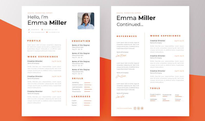 two-page-resume