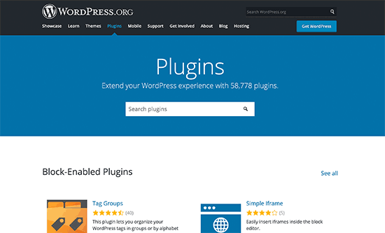 WordPress plugins