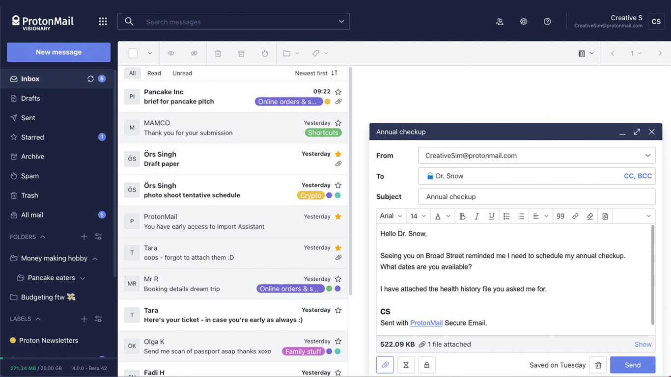 protonmail  best email provider for privacy