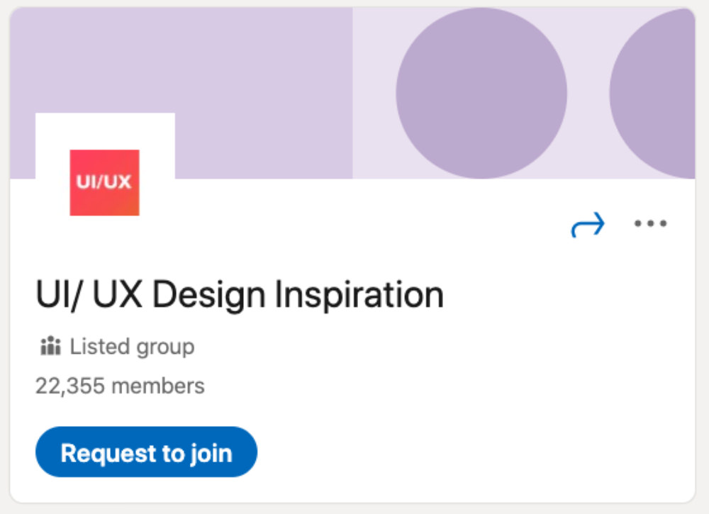 UI/ UX Design Inspiration LinkedIn Group for designers and developers