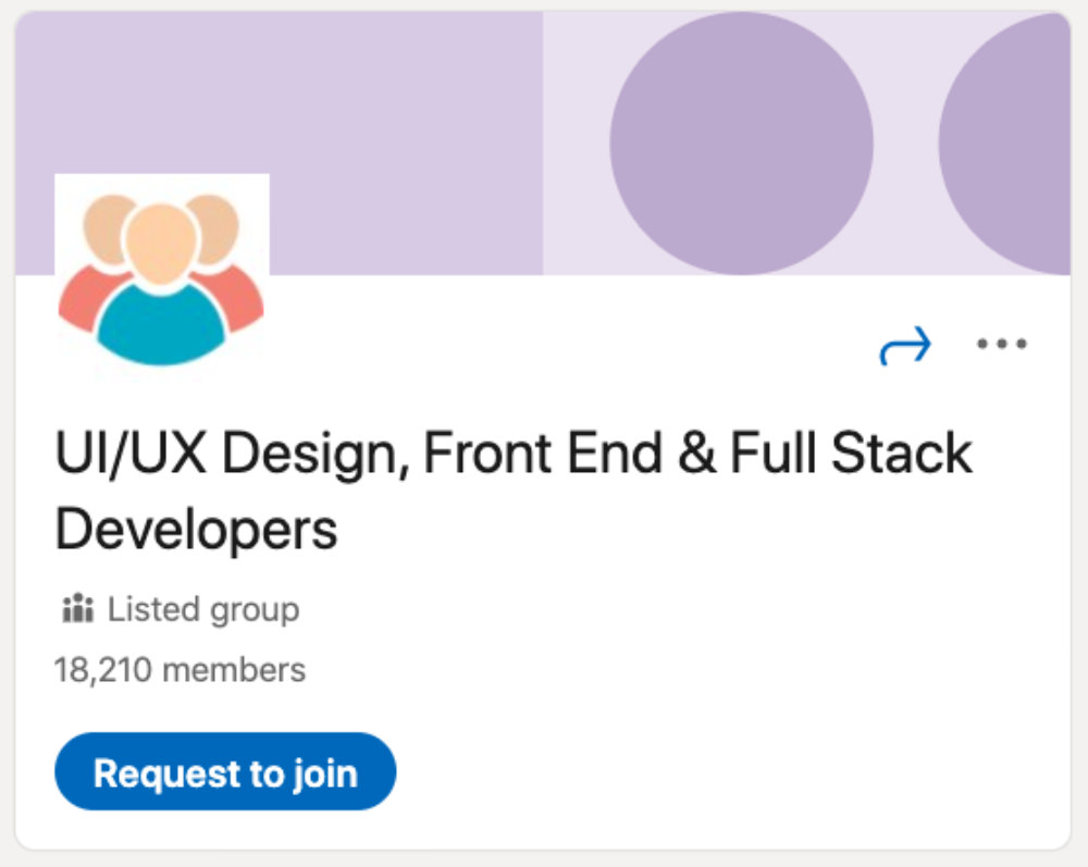 UI/UX Design, Front End and Full Stack Developers LinkedIn Group for designers and developers