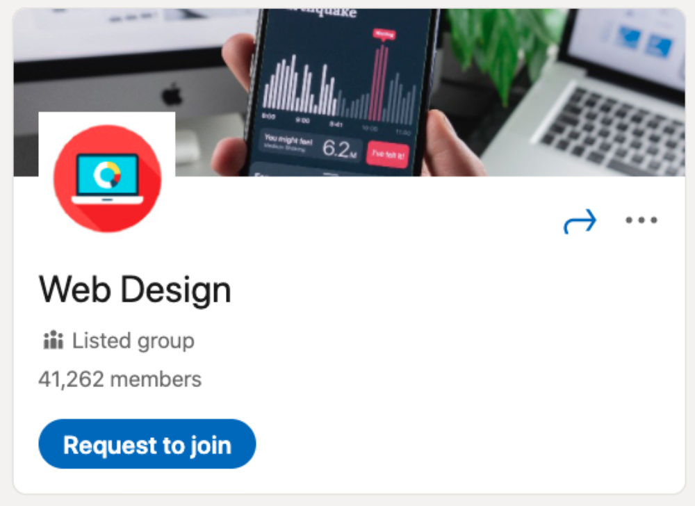 Web Design LinkedIn Group for designers and developers