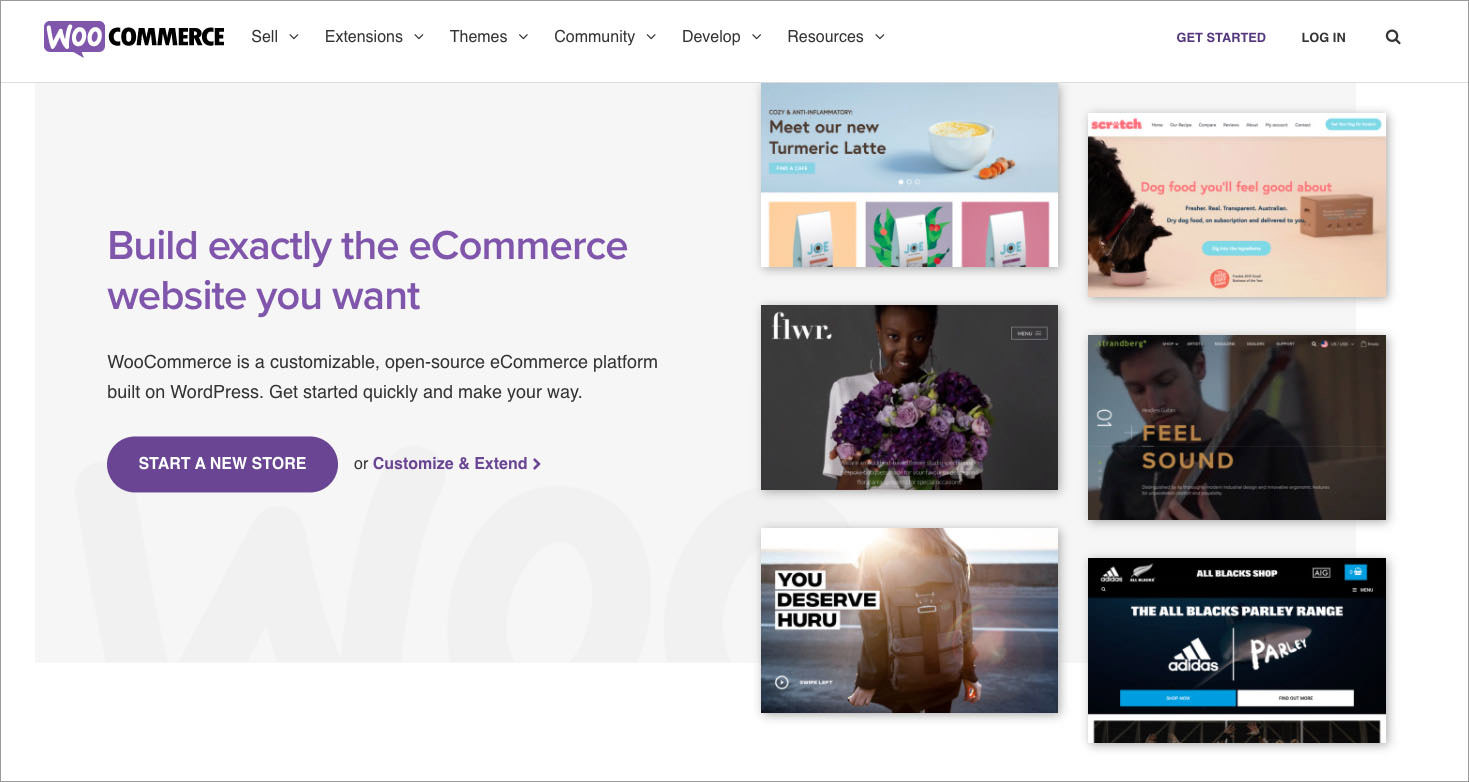 open-source ecommerce shopping cart WooCommerce