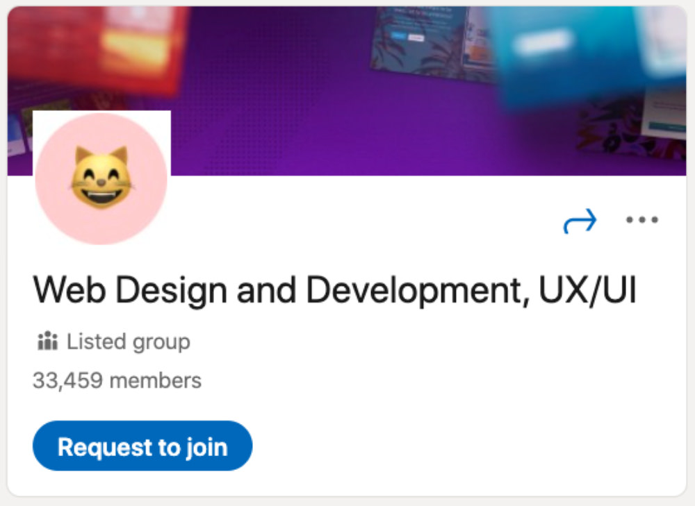 Web Design and Development, UX/UI LinkedIn Group for designers and developers