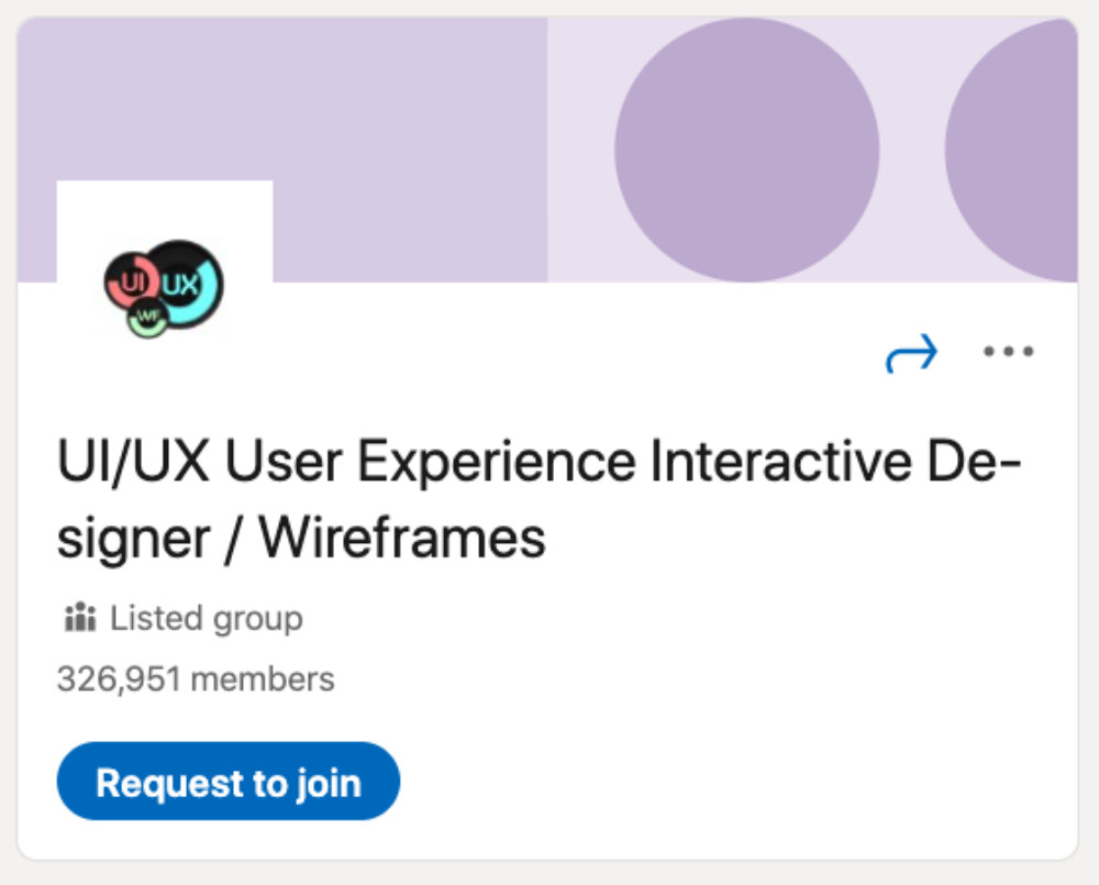 UI/UX User Experience Interactive Designer / Wireframes LinkedIn Group for designers and developers