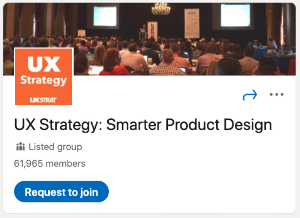 UX Strategy: Smarter Product Design LinkedIn Group for designers and developers