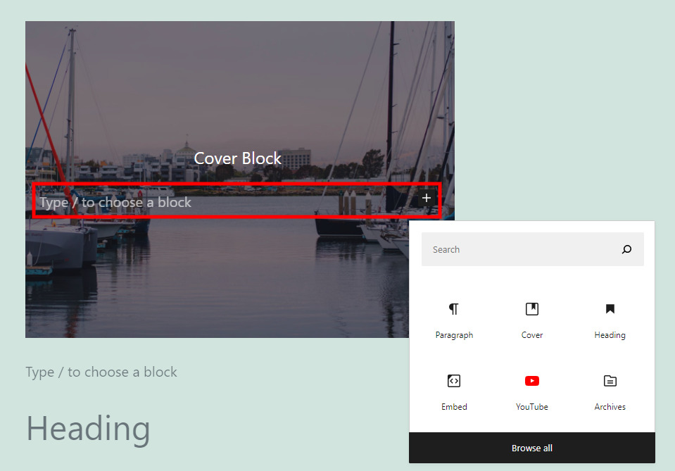 How to Add the Cover Block to your Post or Page