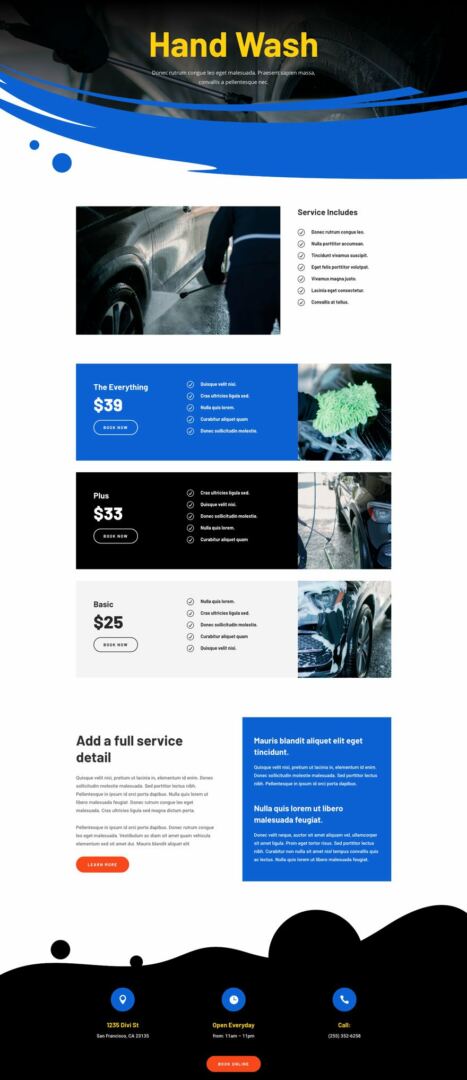 car wash website