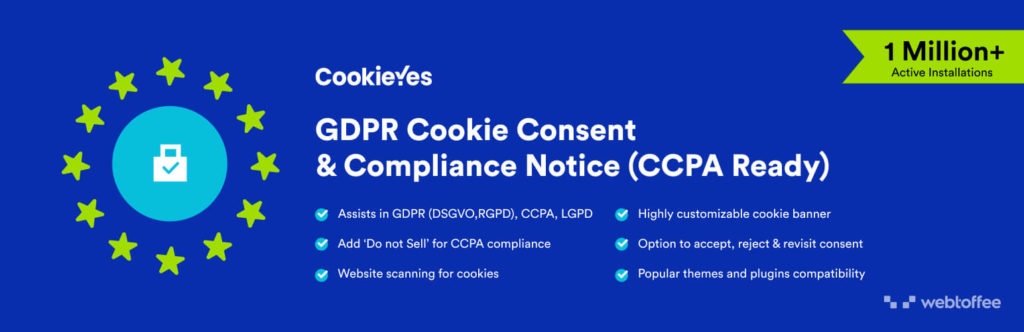 cookieyes: one of the best wordpress gdpr plugins