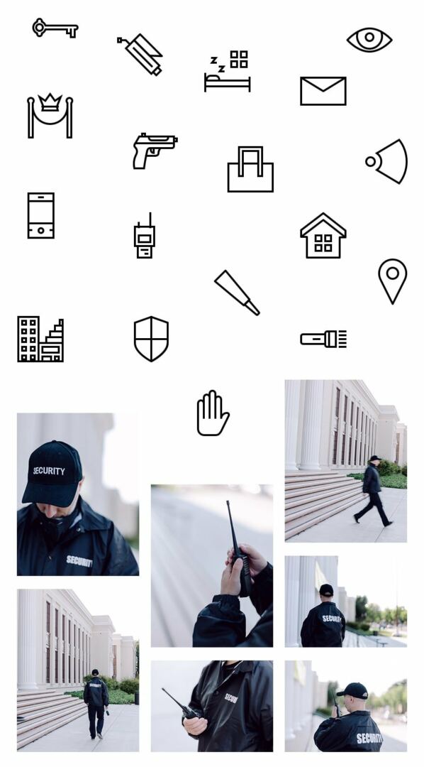 security services layout pack