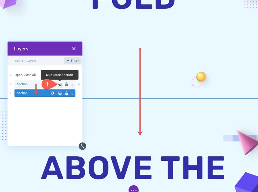 divi sticky navigation bar from bottom to top