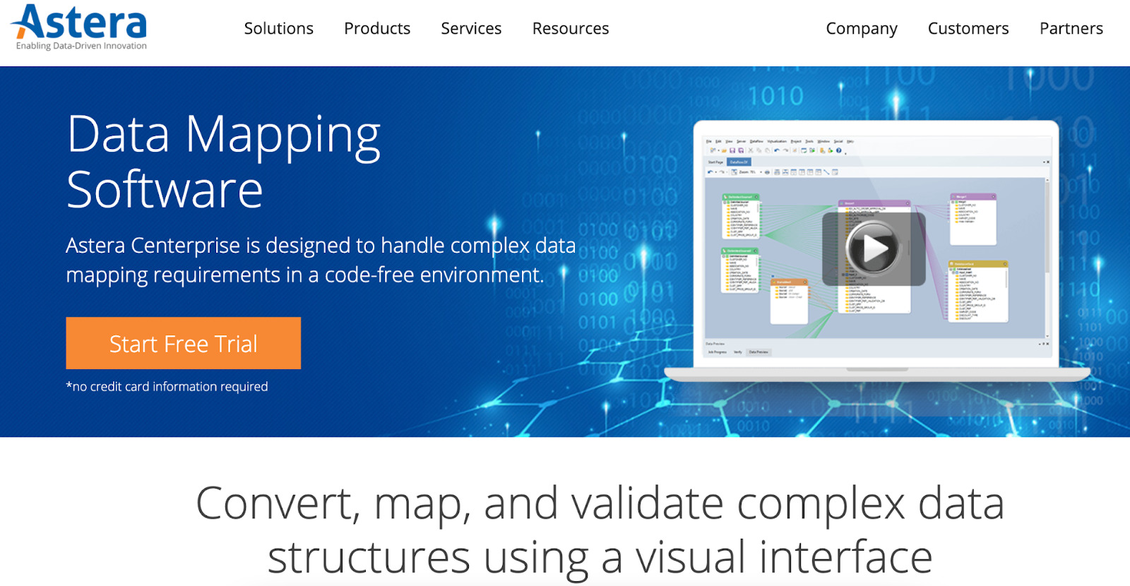 astera data mapping tool example