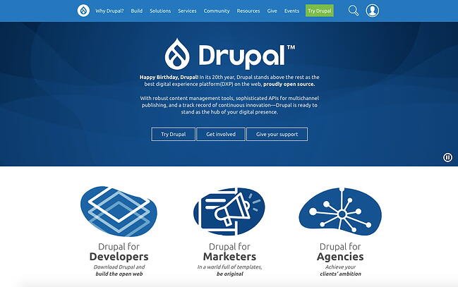 best blogging platforms: Drupal