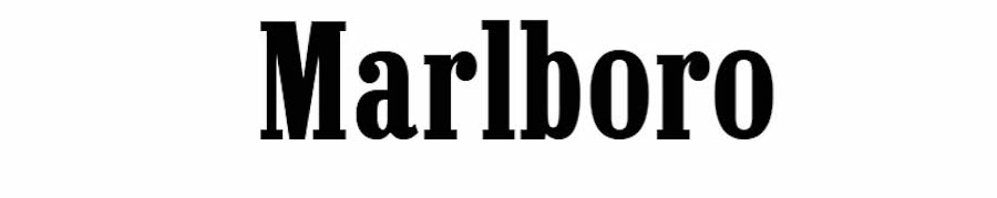 Marlboro, a free Western font.