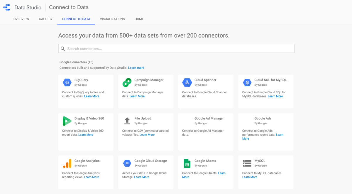 Automate reporting with Google data studio