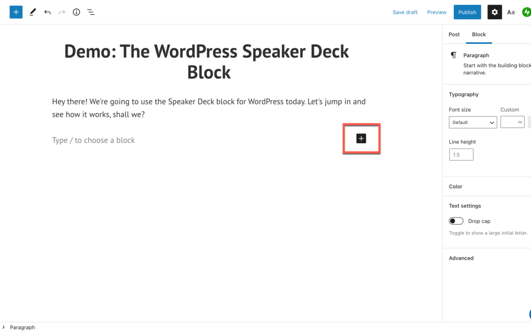 Tips on how to Use the WordPress Speaker Deck Embed Block