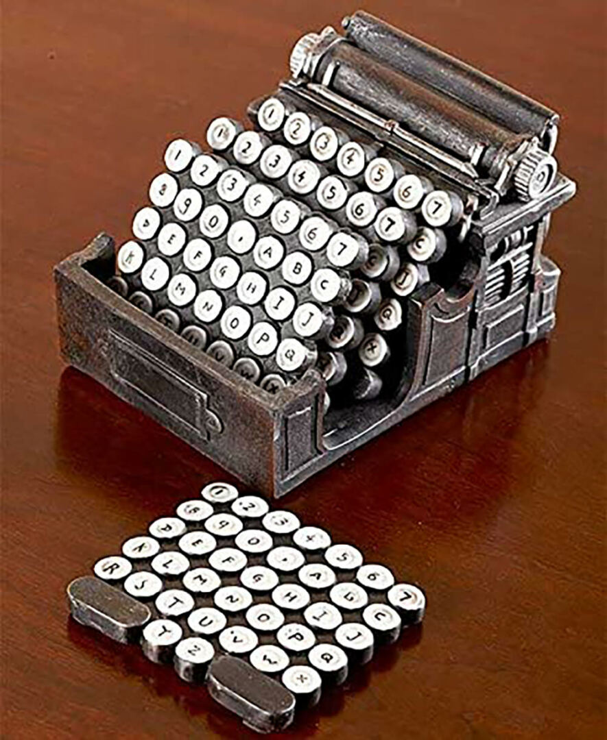 Typewriter Coaster