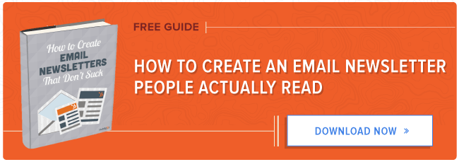 free guide to creating email newsletters