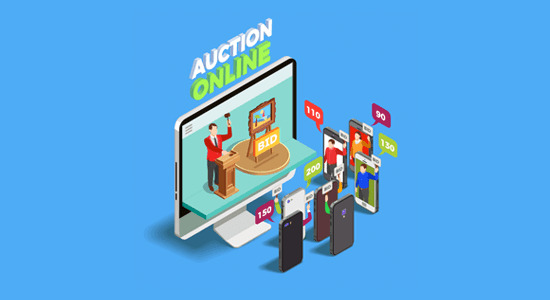 Online auction website