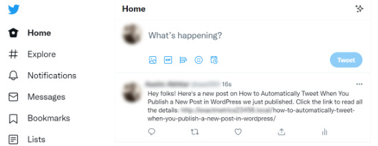 Automatically share Tweets when publishing new post