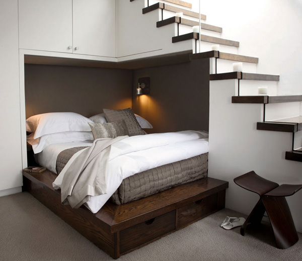 Bed Under Stairs