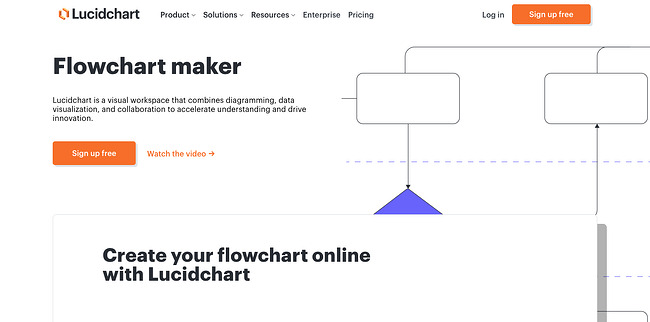 Content mapping tools: Lucidchart