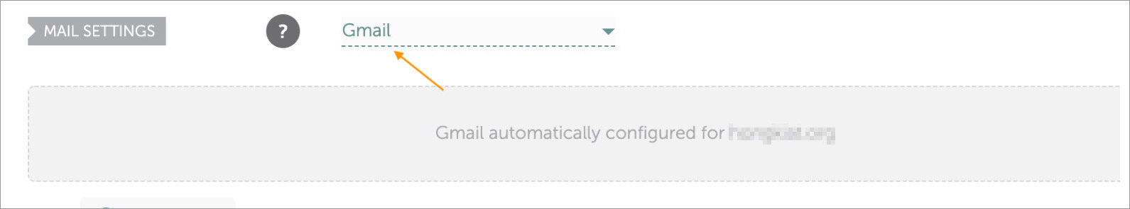 mail settings to gmail