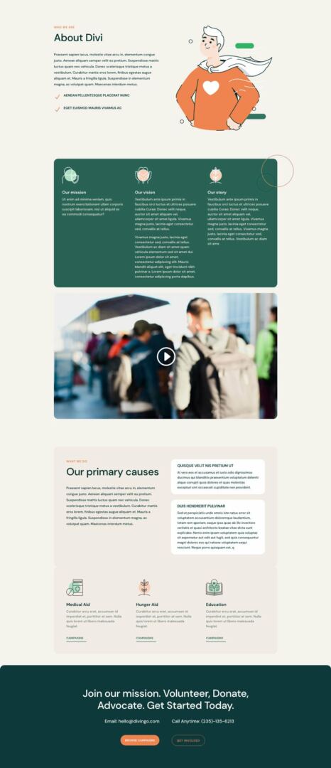 divi NGO Layout Pack