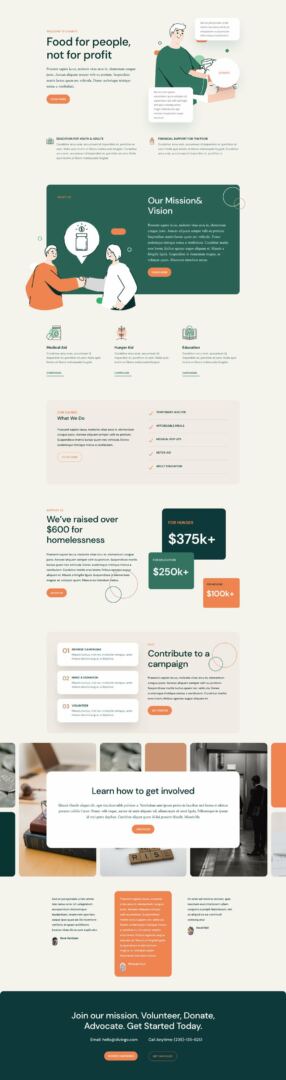 divi NGO Layout Pack