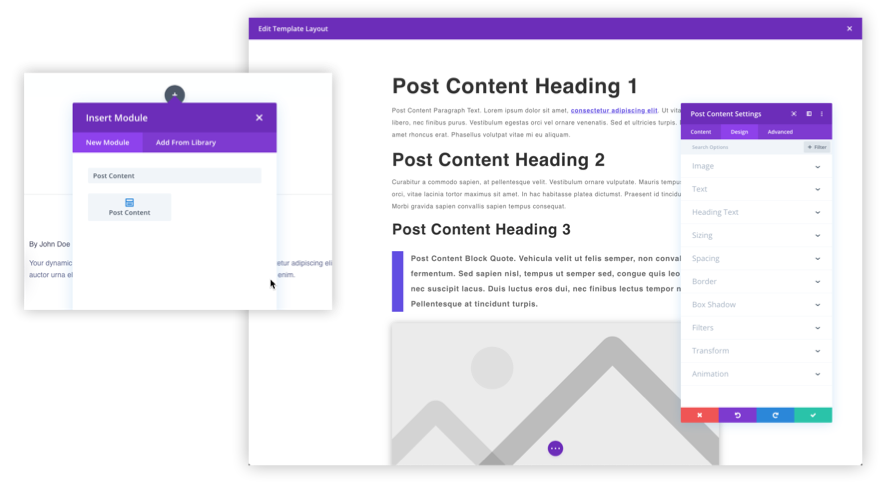 post content module overview by Jason Champagne