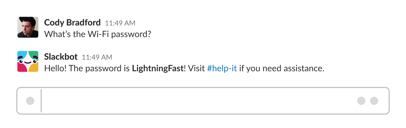 slack slackbot