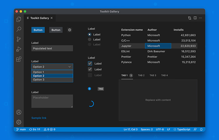 VSCode WebView UI