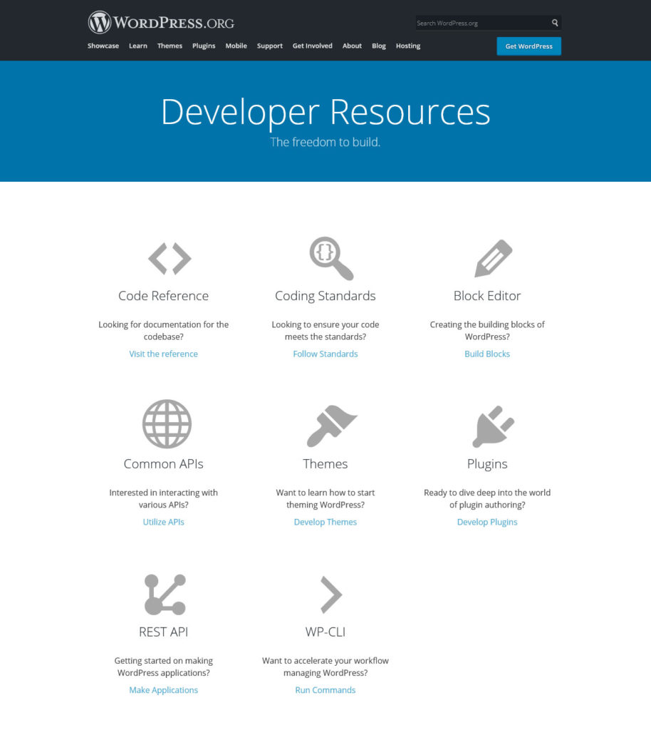 wordpress developer resources help make sure it is enterprise ready