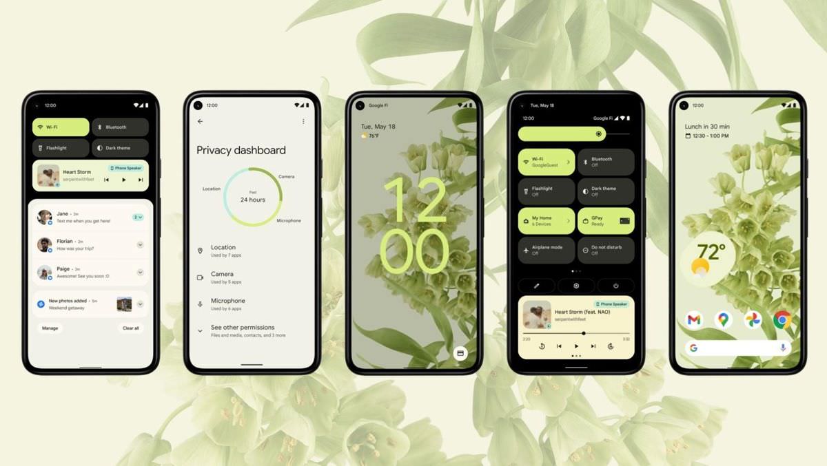 Android 12 brings a new design language