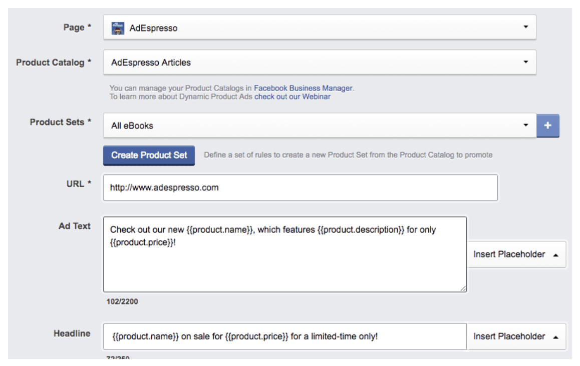 facebook ad software: adespresso